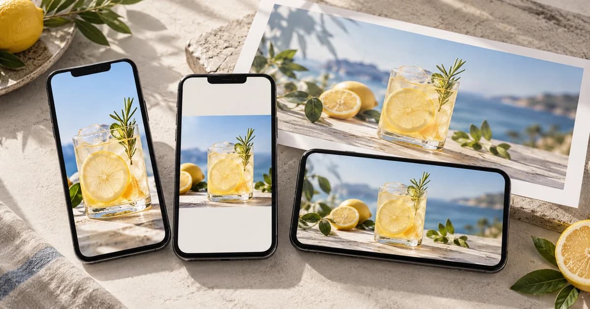 SNS向けに縦横の形式へ展開した飲料広告